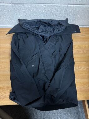 The North Face Black Hooded Rain Jacket